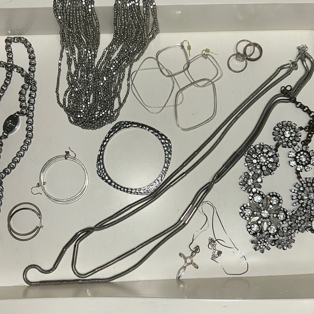 Silver Jewelry bundle - mystery bundle - what’s pictured & more!